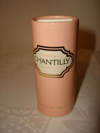 Vintage Collectible Chantilly Dana Perfumed Talc 2 Oz Made In Canada