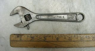 Vintage P&c Brand Usa 1706 - 6 " Adjustable Wrench,  3/4 " Capacity,