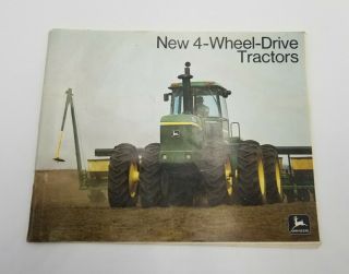Vintage 1974 John Deere 8430 8630 4 - Wheel - Drive Tractors Sales Brochure