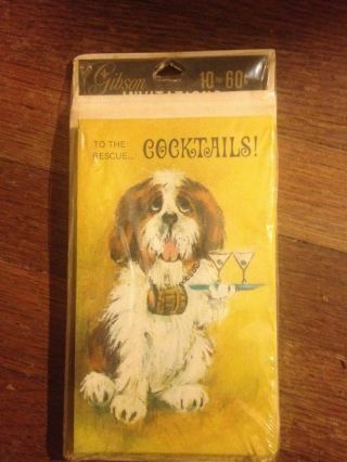 Vtg Gibson Cocktail Party Invitations