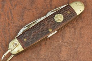 Vintage Ulster Usa Boy Scouts Of America Bsa Delrin Scout Knife (7115)