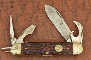 VINTAGE ULSTER USA BOY SCOUTS OF AMERICA BSA DELRIN SCOUT KNIFE (7115) 3