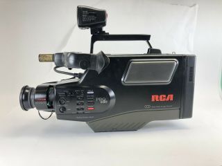 Vintage 1990 Rca Camcorder Cc415 With Battery And Cords.