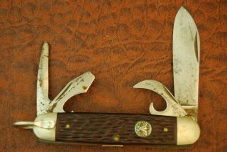 Vintage Ulster Usa Boy Scouts Of America Bsa Delrin Scout Knife (4098)