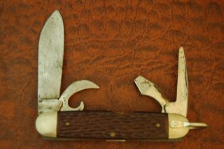 VINTAGE ULSTER USA BOY SCOUTS OF AMERICA BSA DELRIN SCOUT KNIFE (4098) 2