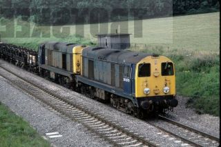 35mm Slide Br British Rail Diesel Loco Class 20 20070 Defford 1982