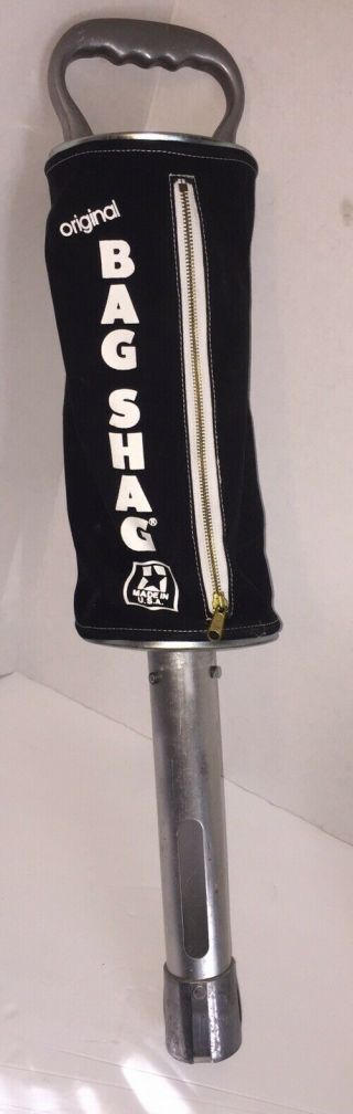 The Golf Shag Bag (red) Ball Retriever Vintage Made In The Usa