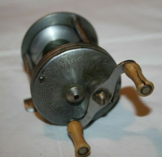 Vintage Open Face Conventional Fishing Reel Ornamental Sides