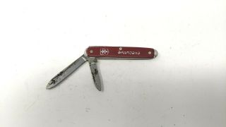 Vintage Colonial Prov Usa Executive Folding Pocket Knife Red 2 Blade Stainless