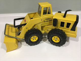 Vintage 1970s Tonka Yellow Pressed Steel Front End Loader Xmb - 975