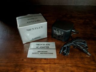 Vintage Bentley Portable Tv Power Supply 12 Volt Dc 700 Ma