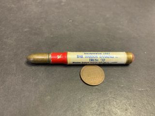 Vintage Bullet Advertising Pencil,  Bar Harbor Banking Maine,  Pledge 15
