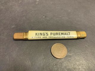 Vintage Bullet Advertising Pencil,  King 