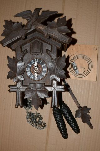 Vintage German Cuckoo Clock - Medium Size
