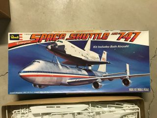 Vintage 1977 Revell 1/144 Space Shuttle Enterprise & 747 Unbuilt Complete H - 177