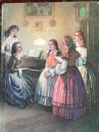 Vintage 1979 Little Women Classic Novel By Louisa May Alcott Color Illustrations