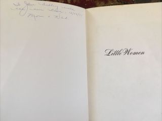 Vintage 1979 LITTLE WOMEN Classic Novel by Louisa May Alcott Color Illustrations 3
