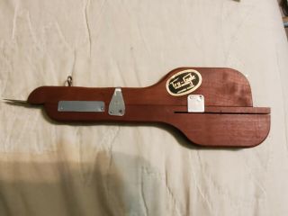 Vintage Wilson Brothers Tru - Gyde Latch Hook Rug Needle Wood Tool Vgc {003