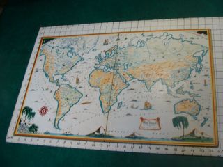 Vintage Game Board Only: Hendrik Van Loon 