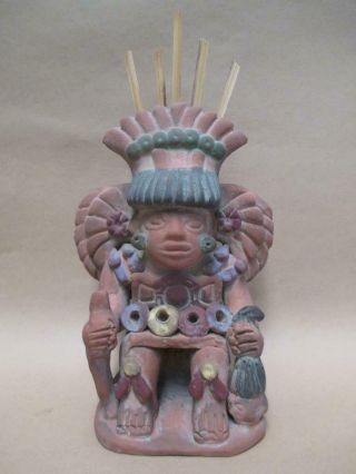 Figurine,  Statue,  Aztec,  Mayan,  Warrior,  Vintage