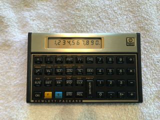 Vintage HP Hewlett Packard 12C Financial Calculator 3