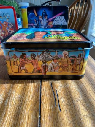 Vintage lone ranger lunch box good shape good color displays well 2