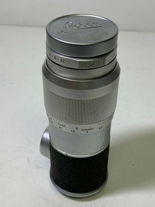 Vintage Leica Lens Leitz Wetzlar 1880713 Elmar 1:4 / 135mm Germany Made