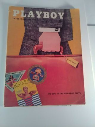 Vintage Playboy July 1956 W/centerfold,  Gd - Overall Cond.