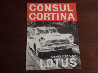 Consul Cortina Vintage Launch Brochure Developed By Lotus