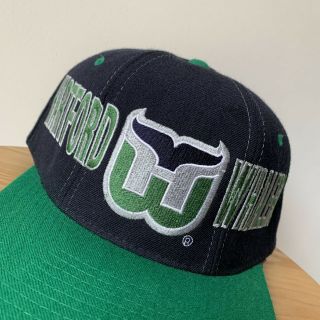 Vintage Hartford Whalers Starter Snapback Nhl Sports Specialties 90s Fitted
