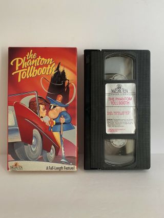 Vintage The Phantom Tollbooth Vhs Video Tape Mgm 1989