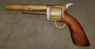 Vintage Gettysburg Pa.  Civil War Souvenir Wooden Pistol Revolver Toy