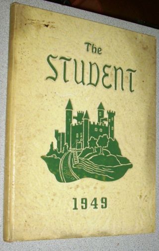 Vintage 1949 Malone York Ny Franklin Academy Student Yearbook