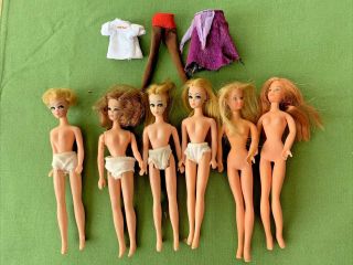 Rare 1970 Vintage Topper Dawn Dolls & 1970 Mattel Dolls