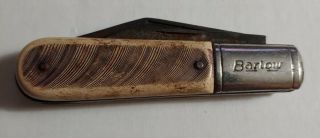 Vtg Collectible Barlow Imperial Ireland 2 Blade Folding Pocket Knife