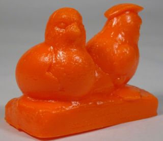 Vintage Mold - A - Rama Orange Hatchlings - Chicks - Birds,  Museum Science Industry Chi