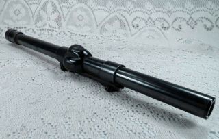 Vintage Weaver B6 Telescopic Sight With Weaver.  22 " Tip - Off " Mount Rifle Scope