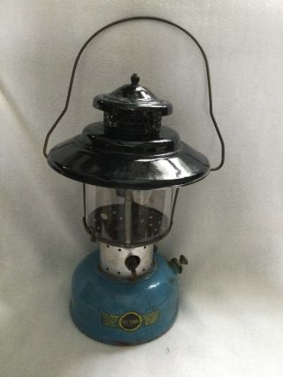 6 - 1965 Sears Roebuck Co.  Camping Lantern Blue Black Parts Or Project