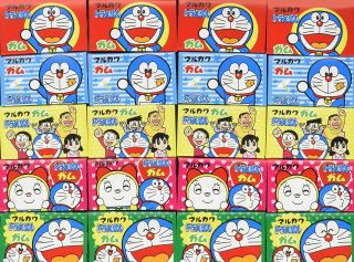 From Japan Marukawa Doraemon Gum Set Of 55pcs