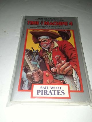 Time Machine Gamebook 4: Sail With Pirates (1984,  Perma Books) Vintage Paperback