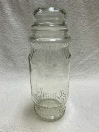 1979 Vintage Planters Peanut Anchor Hocking Glass Jar