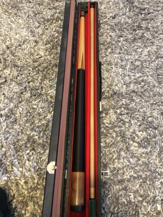 Vintage Brunswick Pool Cue And Case