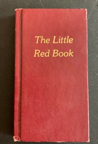 The Little Red Book Aa Anonymous Hardcover 1957 Edition Vintage