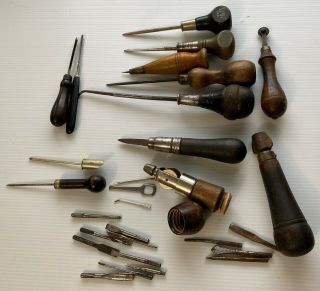 Vintage Leathercraft Leatherworking Tools - C.  S.  Osborne & Co Awl