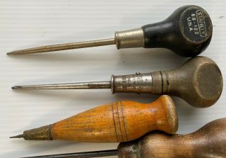 Vintage Leathercraft Leatherworking Tools - C.  S.  Osborne & Co Awl 3