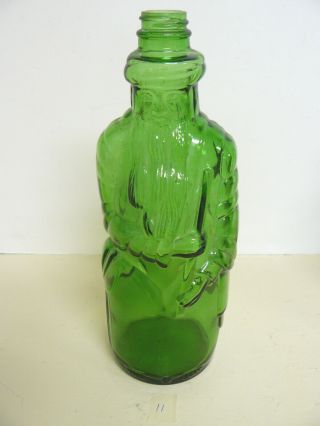 Vintage Poland Springs Moses Emerald Green Gin Bottle