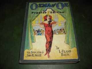 Ozma Of Oz By L Frank Baum Vintage Wizard Of Oz Hardcover Book John Neill Illus.