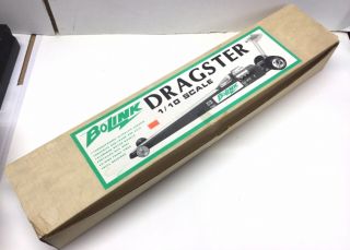 Vintage Bolink 1/10 Scale Bl1335 Rc Car Rail Dragster Box Only W/ Instructions