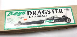 Vintage BoLink 1/10 Scale BL1335 RC Car Rail Dragster BOX ONLY w/ Instructions 2