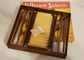 Vintage K - Tel Record Selector Vinyl Record Storage Never Assembled Complete 1972